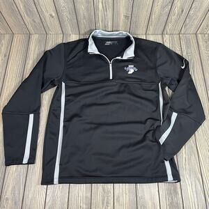 Nike Golf Indiana State University ISU Sycamores 1/4 Zip Performance Shirt Sz M